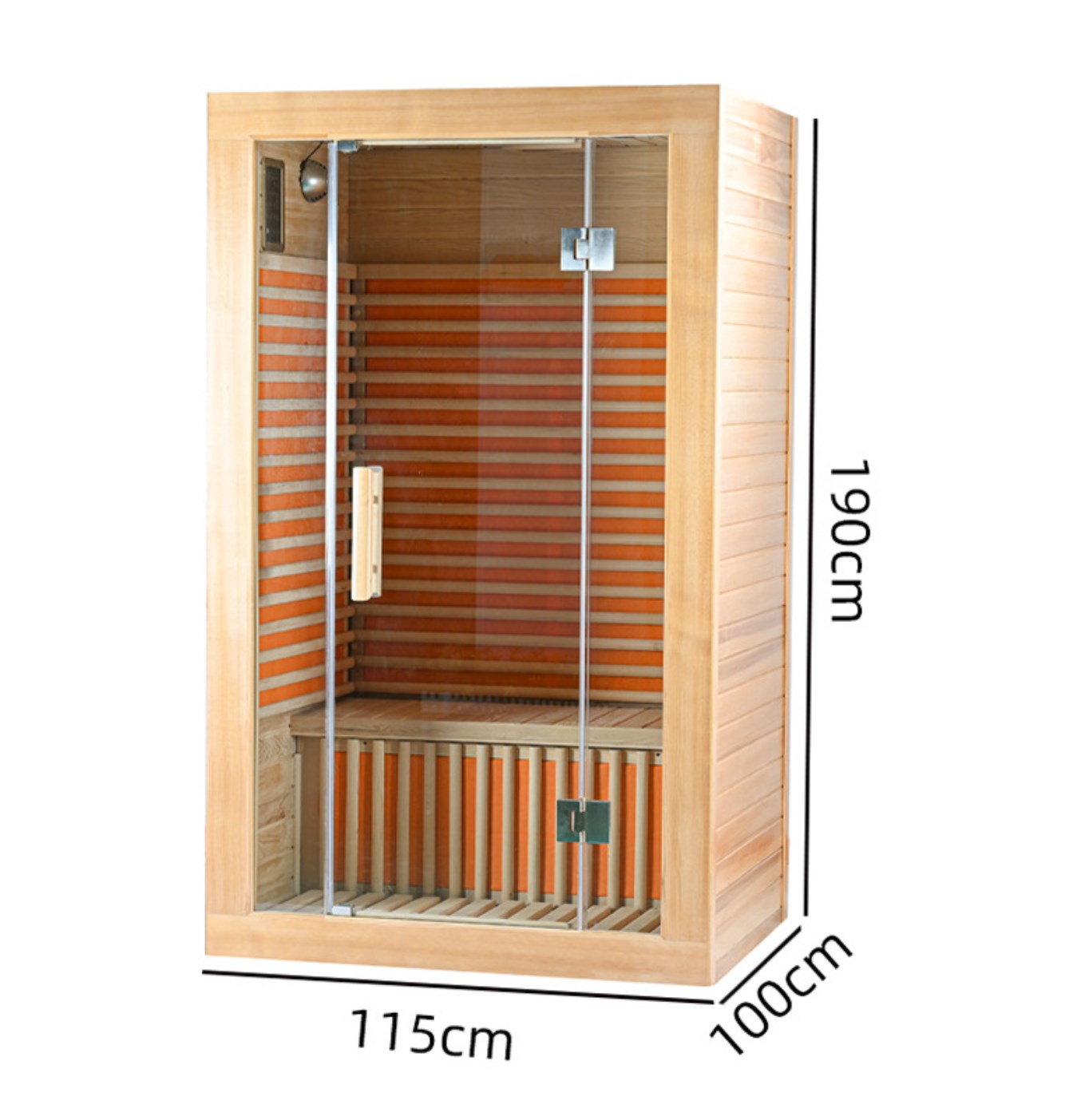 Sauna 1-2 wong hemlock sauna sing adoh banget